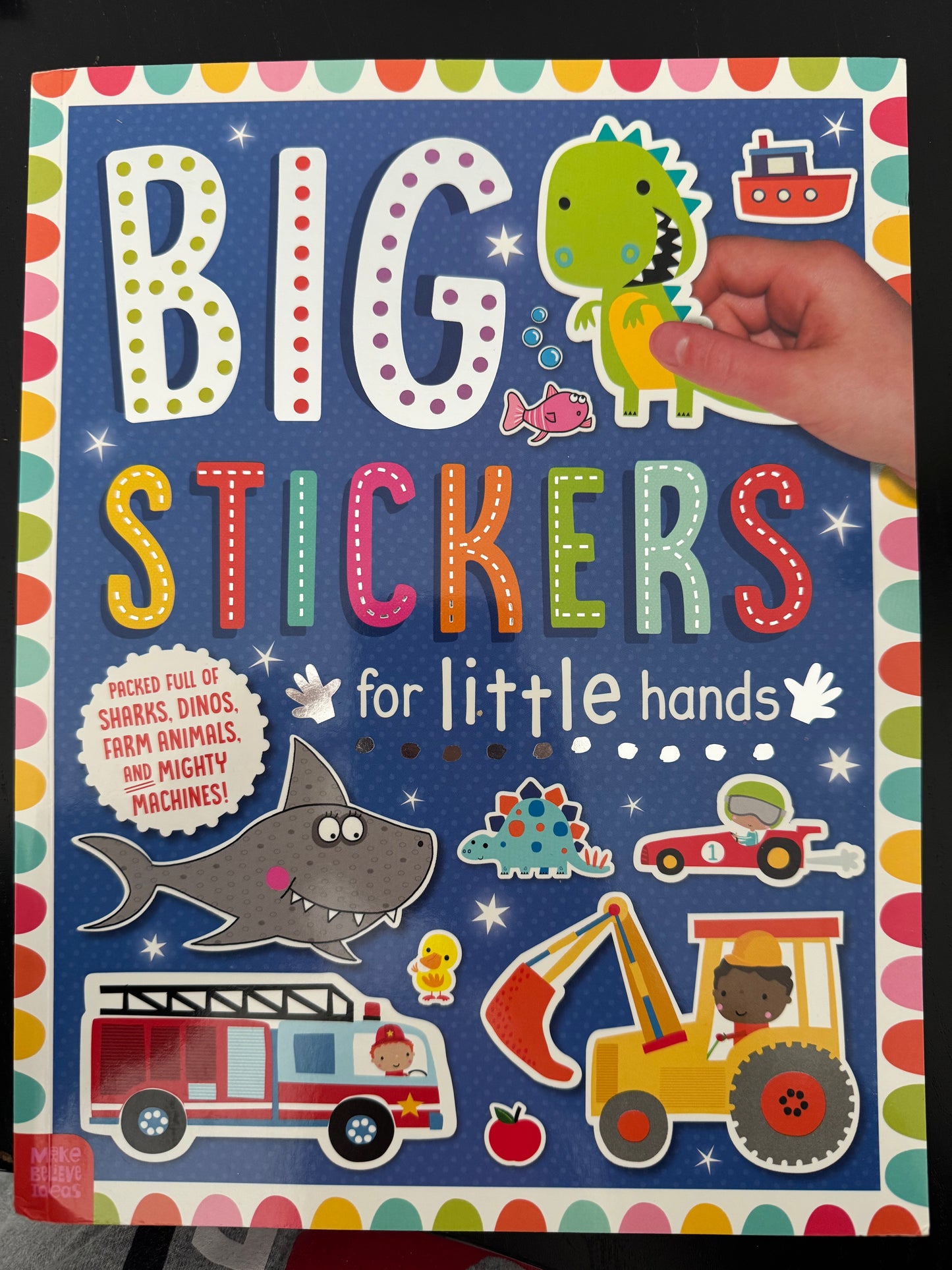 Big Stickers for Little Hands Activity Book