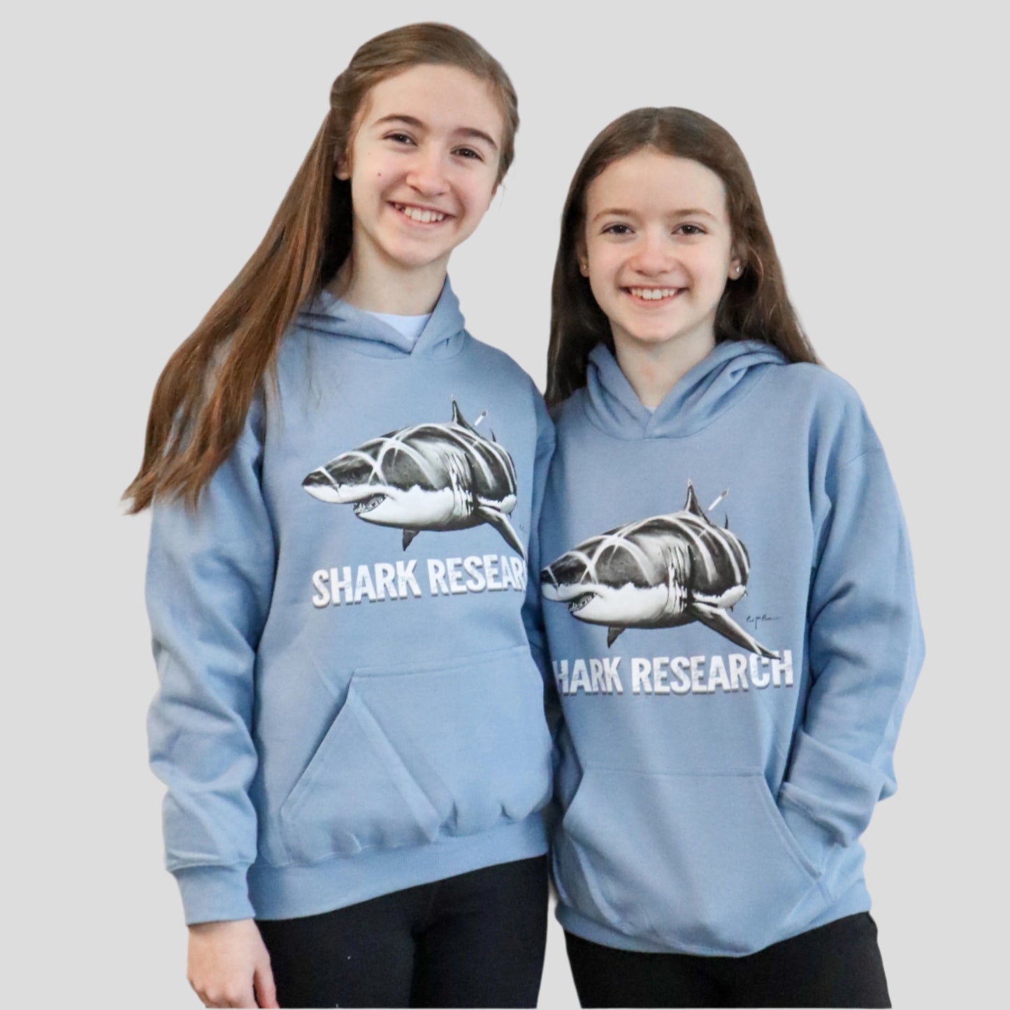 Youth Shark Research Hooded Sweatshirt