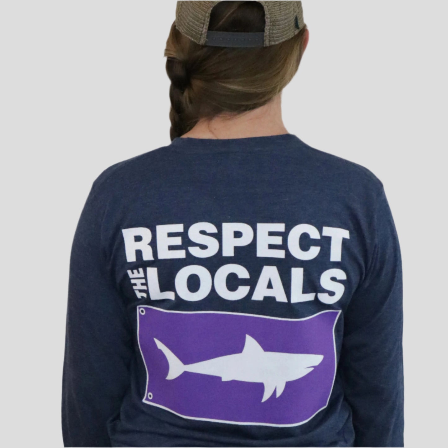 Shark Flag Long Sleeve T-Shirt