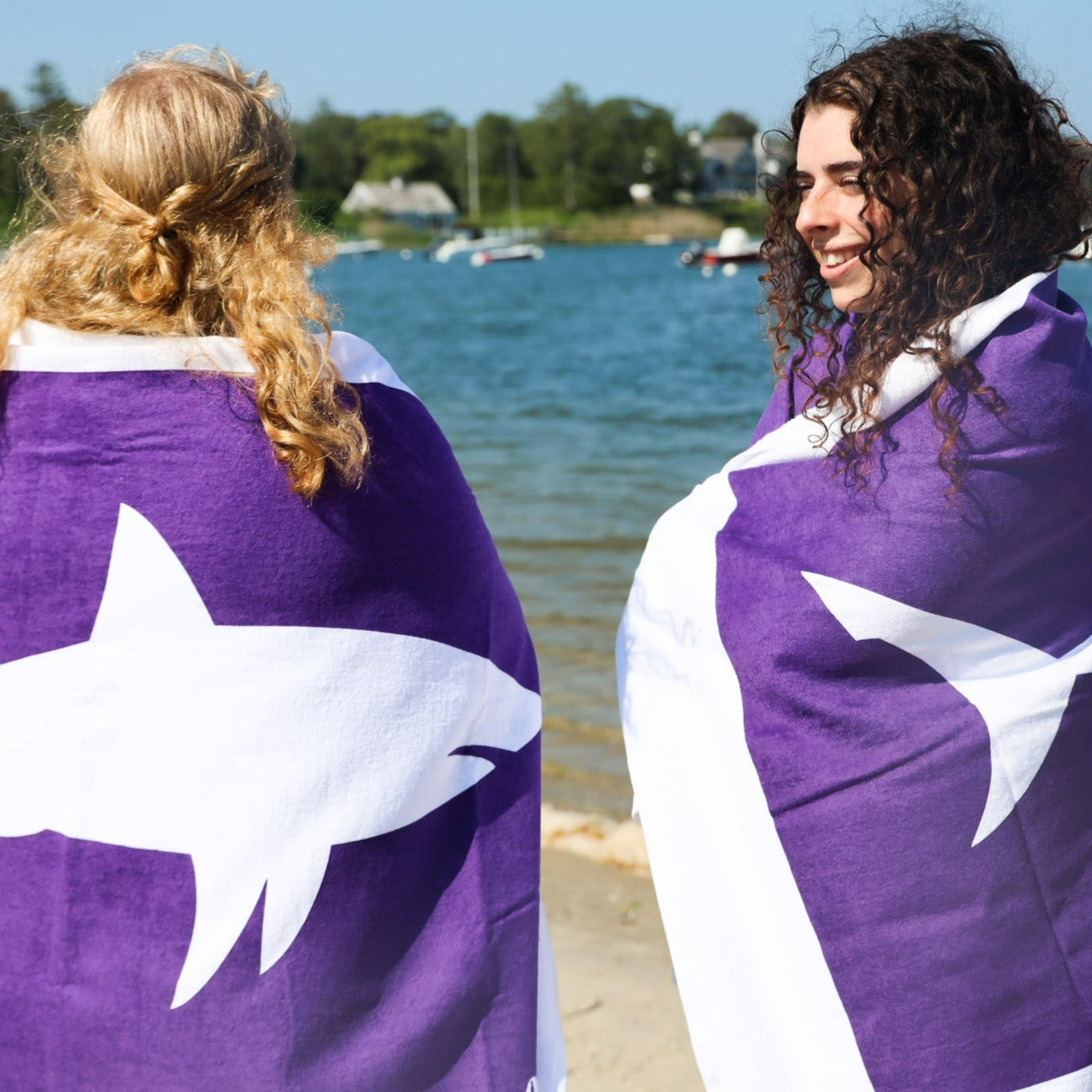 Shark Flag Beach Towel