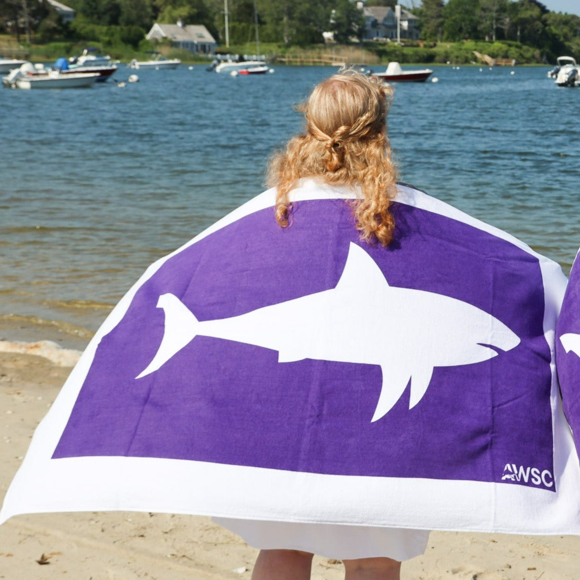 Shark Flag Beach Towel