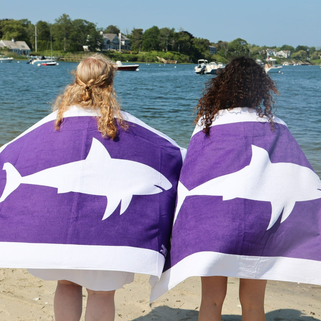 Shark Flag Beach Towel