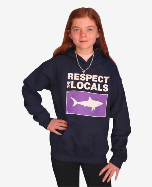 Youth Shark Flag Hooded Sweatshirt