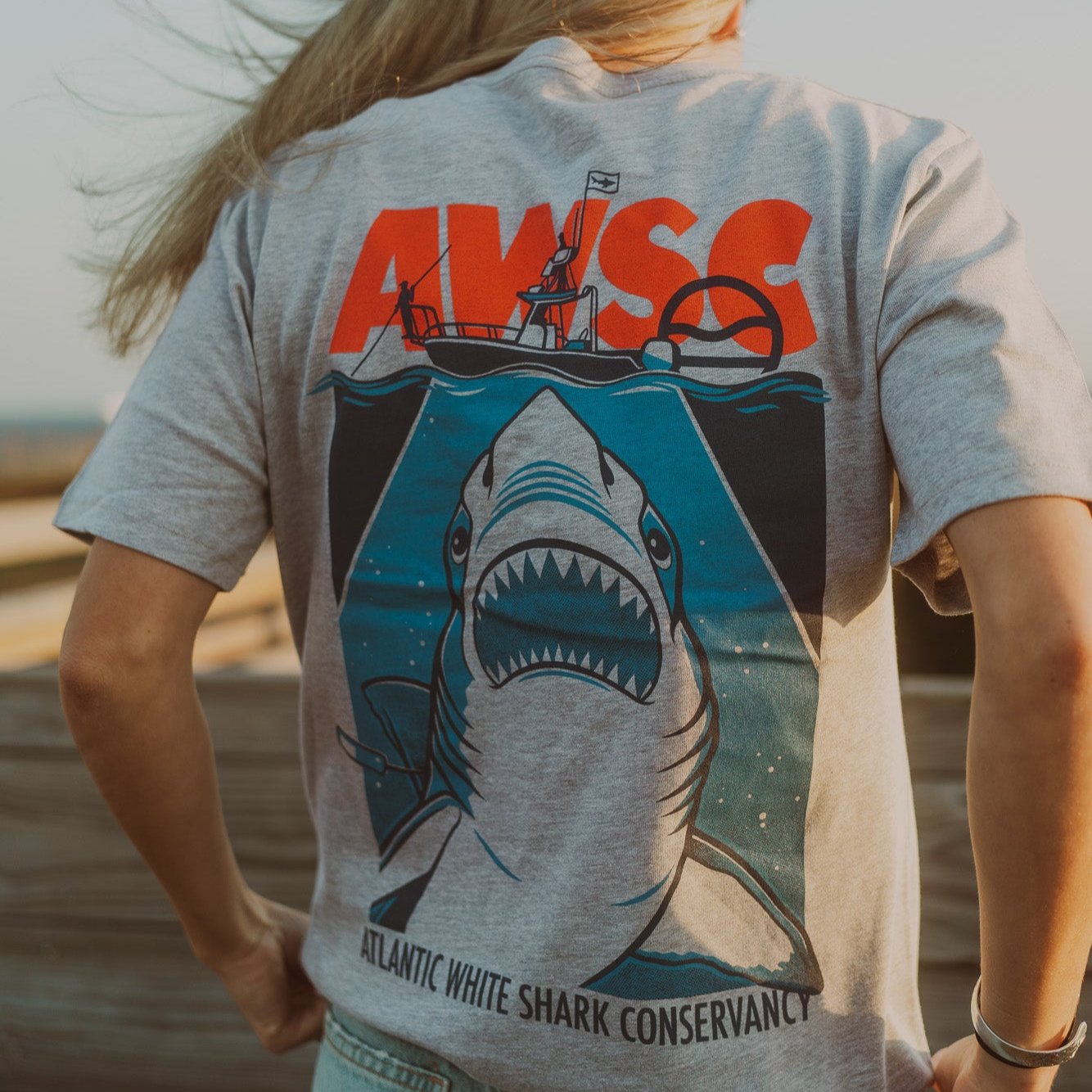 CC X AWSC Shark Research Tee