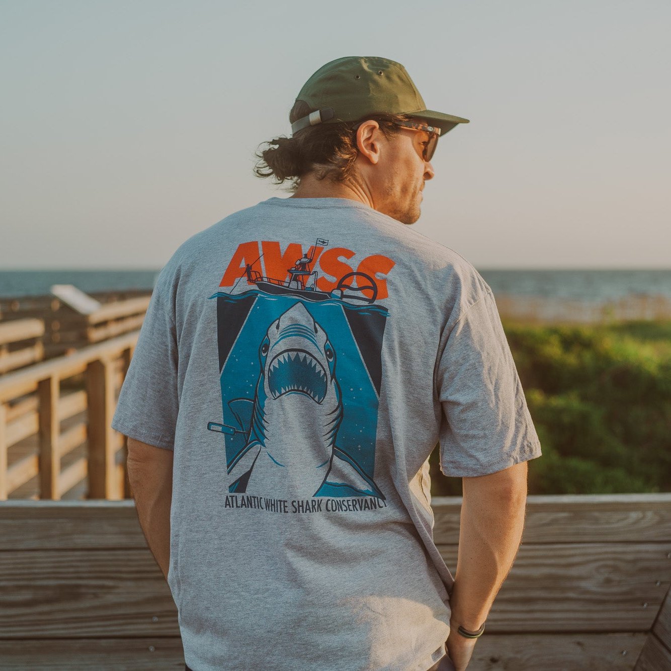 CC X AWSC Shark Research Tee