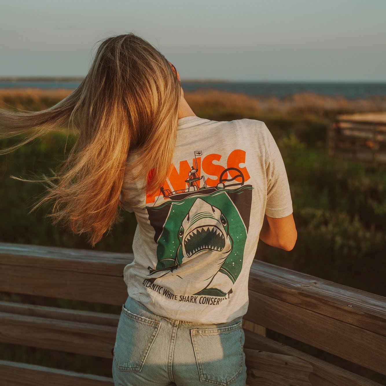 CC X AWSC Shark Research Tee