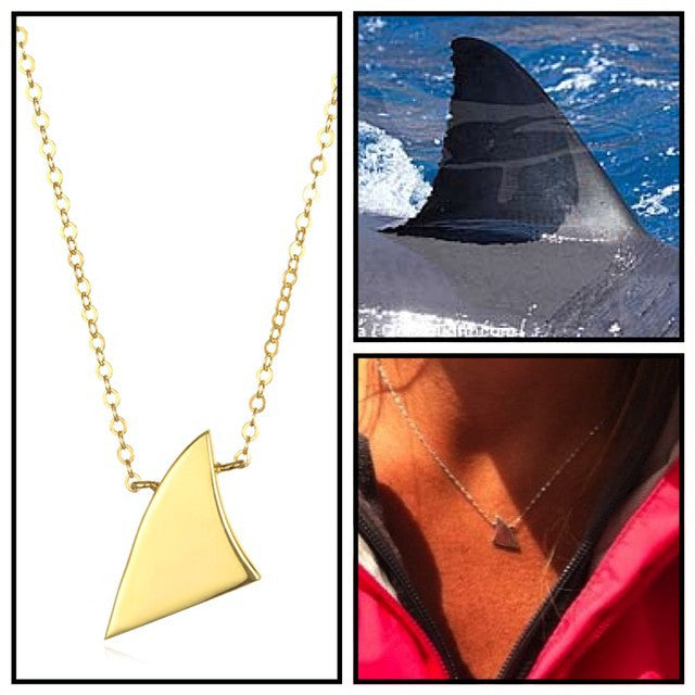 amelia rose great white shark necklace