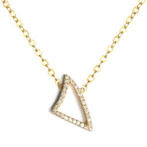 amelia rose great white shark necklace diamond gold