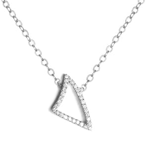 Shark Fin Diamond Necklace